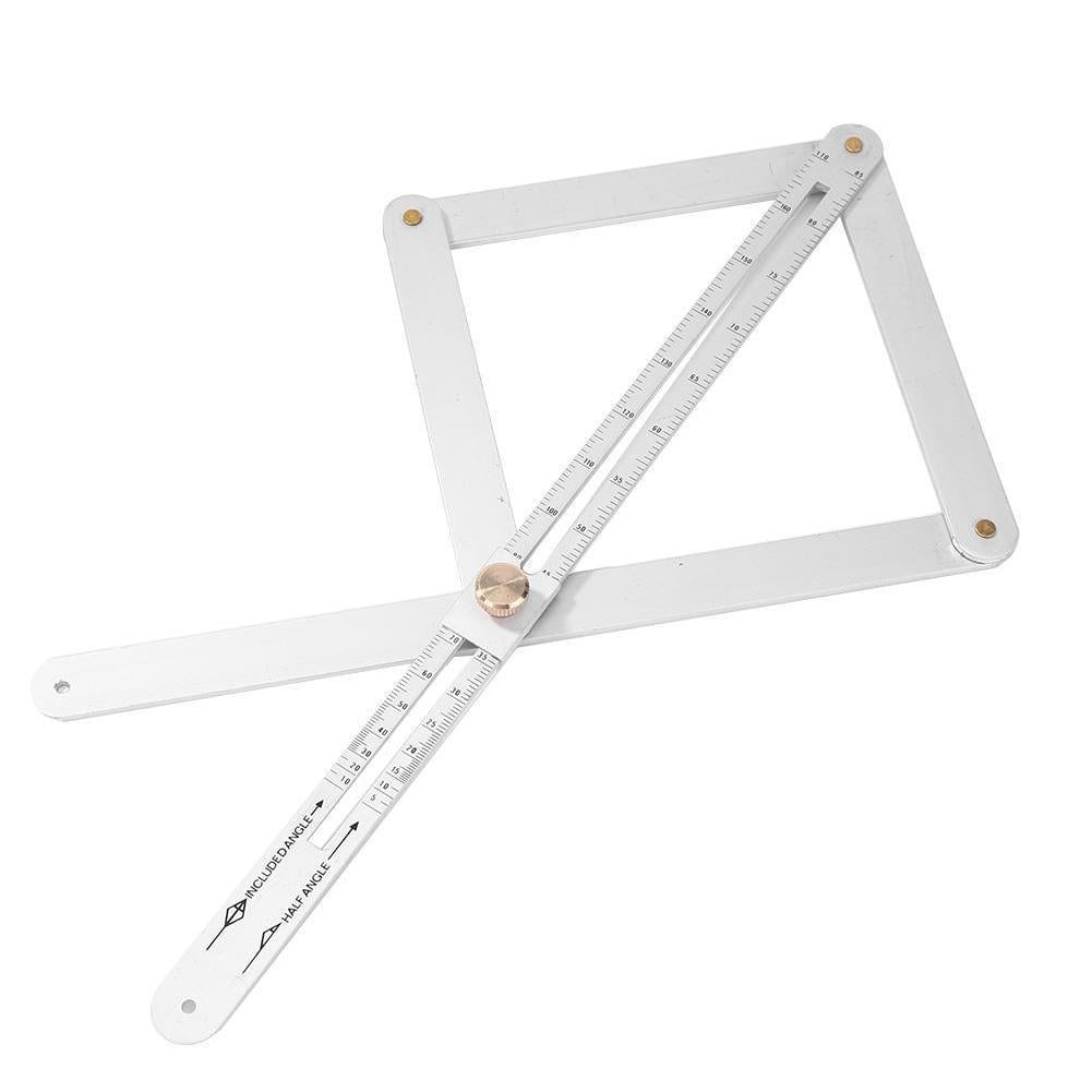 Carpenters Angle Finder Diagonal Ruler Professional Tool Protractor UK ...