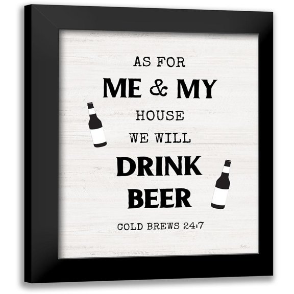 Carpentieri, Natalie 12x14 Black Modern Framed Museum Art Print Titled - Cold Brews