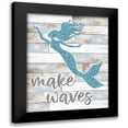 thumbnail image 1 of Carpentieri, Natalie 12x14 Black Modern Framed Museum Art Print Titled - Make Waves, 1 of 5