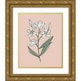 thumbnail image 1 of Carpentieri, Natalie 12x14 Gold Ornate Wood Framed with Double Matting Museum Art Print Titled - Outline Botanical II, 1 of 4