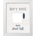 thumbnail image 1 of Carpentieri, Natalie 12x14 White Modern Wood Framed Museum Art Print Titled - Dont Panic, 1 of 4