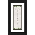 thumbnail image 1 of Carpentieri, Natalie 13x32 Black Ornate Wood Framed with Double Matting Museum Art Print Titled - Blessed Greenery, 1 of 4