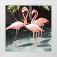 thumbnail image 1 of Carpentieri, Natalie 15x15 White Modern Wood Framed Museum Art Print Titled - Flamingo Inlet I, 1 of 4