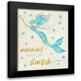 thumbnail image 1 of Carpentieri, Natalie 15x18 Black Modern Framed Museum Art Print Titled - Mermaid Kisses, 1 of 5