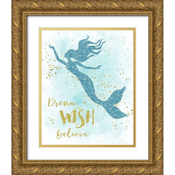 Carpentieri, Natalie 15x18 Gold Ornate Wood Framed with Double Matting Museum Art Print Titled - Dream Wish