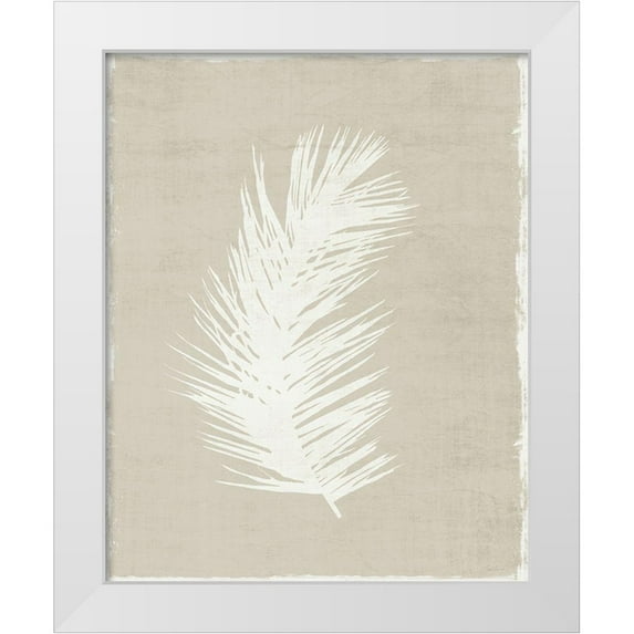 Carpentieri, Natalie 15x18 White Modern Wood Framed Museum Art Print Titled - Palm Oasis I