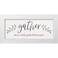 thumbnail image 1 of Carpentieri, Natalie 18x10 White Modern Wood Framed Museum Art Print Titled - Grateful, 1 of 4