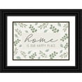 thumbnail image 1 of Carpentieri, Natalie 18x13 Black Ornate Wood Framed with Double Matting Museum Art Print Titled - Home is our Happy Place, 1 of 4