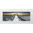 thumbnail image 1 of Carpentieri, Natalie 18x9 White Modern Wood Framed Museum Art Print Titled - Honduras Pier, 1 of 4