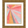 thumbnail image 1 of Carpentieri, Natalie 19x24 Gold Ornate Wood Framed with Double Matting Museum Art Print Titled - Geometric, 1 of 4