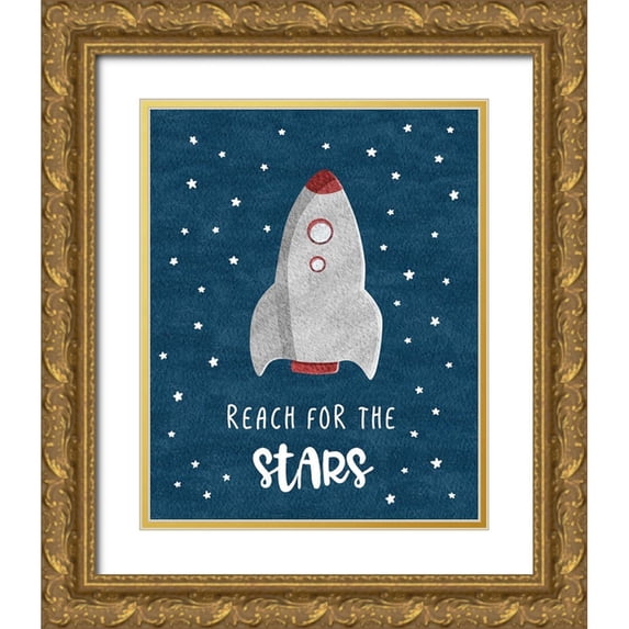 Carpentieri, Natalie 20x24 Gold Ornate Wood Framed with Double Matting Museum Art Print Titled - Reach for the Stars