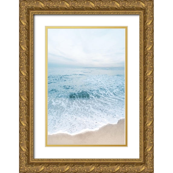 Carpentieri, Natalie 23x32 Gold Ornate Wood Framed with Double Matting Museum Art Print Titled - Tranquil Ocean I