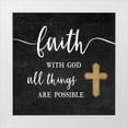 thumbnail image 1 of Carpentieri, Natalie 26x26 White Modern Wood Framed Museum Art Print Titled - Faith with God Gold, 1 of 4