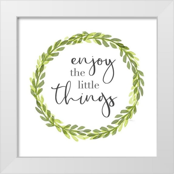 Carpentieri, Natalie 26x26 White Modern Wood Framed Museum Art Print Titled - Little Things