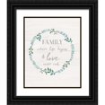 thumbnail image 1 of Carpentieri, Natalie 26x32 Black Ornate Wood Framed with Double Matting Museum Art Print Titled - Family Love, 1 of 4