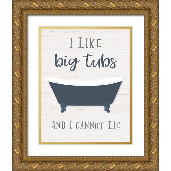 Carpentieri, Natalie 26x32 Gold Ornate Wood Framed with Double Matting Museum Art Print Titled - Big Tubs