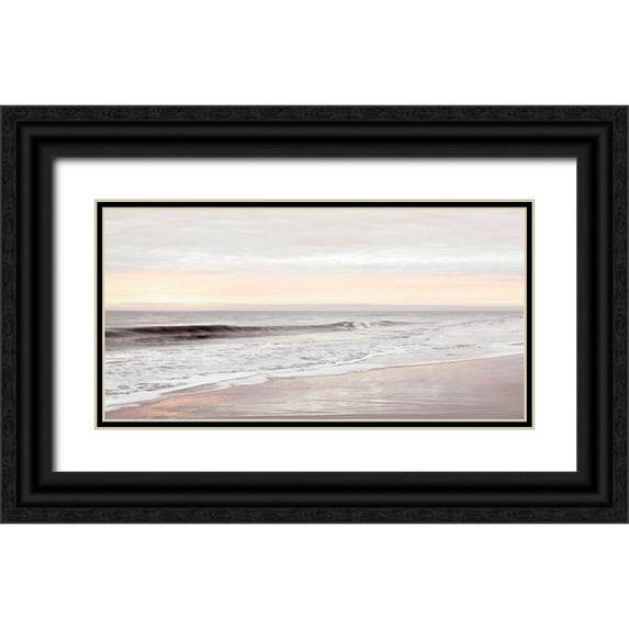 Carpentieri, Natalie 32x18 Black Ornate Wood Framed with Double Matting Museum Art Print Titled - Dawn on the Horizon I