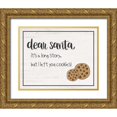 thumbnail image 1 of Carpentieri, Natalie 32x26 Gold Ornate Wood Framed with Double Matting Museum Art Print Titled - Dear Santa, 1 of 4