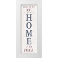 thumbnail image 1 of Carpentieri, Natalie 7x14 White Modern Wood Framed Museum Art Print Titled - Home of the Brave, 1 of 4