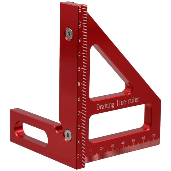 Electronic Bevel Angle Ruler for Woodworking, Precision Digital Measuring Tool with Red LED Display for Accurate Carpentry