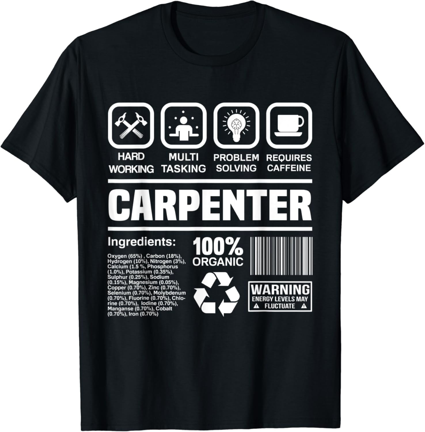 Funny carpenter shirts online