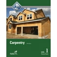 thumbnail image 1 of Pre-Owned Carpentry Trainee Guide, Level 1, 9780133402377, 0133402371, Paperback, 5 edition, 1 of 1