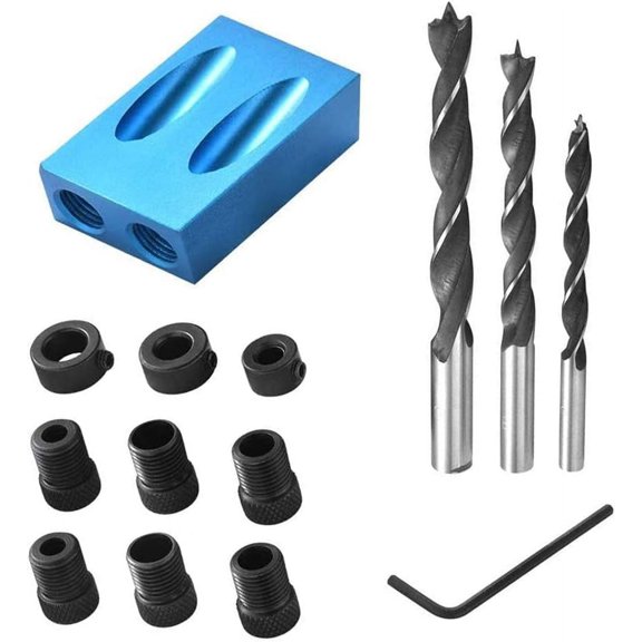 Carpentry Wizardry: Your Ultimate 15 Woodwork Guide, Aluminum Construction Ensures Rust-Free Precision, Pocket Hole Jig Kit For Perfectly Invisible Joints, Woodwork Guides Joint