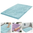 thumbnail image 1 of Carpet,24x16in Silky Soft Bathroom Rugs Non Absorbent Cotton Mats Thick Toilet Area Rugs For Bathroom Shower & Machine Washable Entrance Mats, 1 of 9