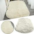 thumbnail image 1 of Carpet 40*60Cm Oval Thick Silk Carpet Bedside Carpet And Color Attribute Yellow A-1X Carpet Cotton Polyester Carpet, 1 of 6