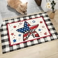 thumbnail image 1 of Carpet,4th Of July Door Mat Patriotic Doormat Entryway Rug Welcome Independence Day Doormat Stain And Fade Patriotic Decor Welcome Outdoor Mat Decorative For Home, 1 of 9