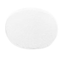 Carpet,4x6 Oval Ivory Rugs for Bedroom Living Room, Fluffy Fuzzy Furry Carpet, Plush Soft Shaggy Bedside Indoor Floor Area Rug for Kids Girls Boys Baby Teen Dorm Nursery Home Decor Aesthetic