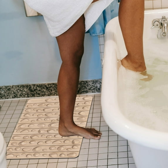 Carpet Acupressure Mat for Deep Tissue Massage and Relaxation Featuring Natural Textured Design