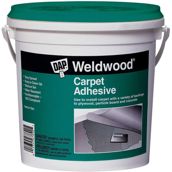 DAP 00185 Carpet Adh Qt Raw Building Material, 1 Quart.