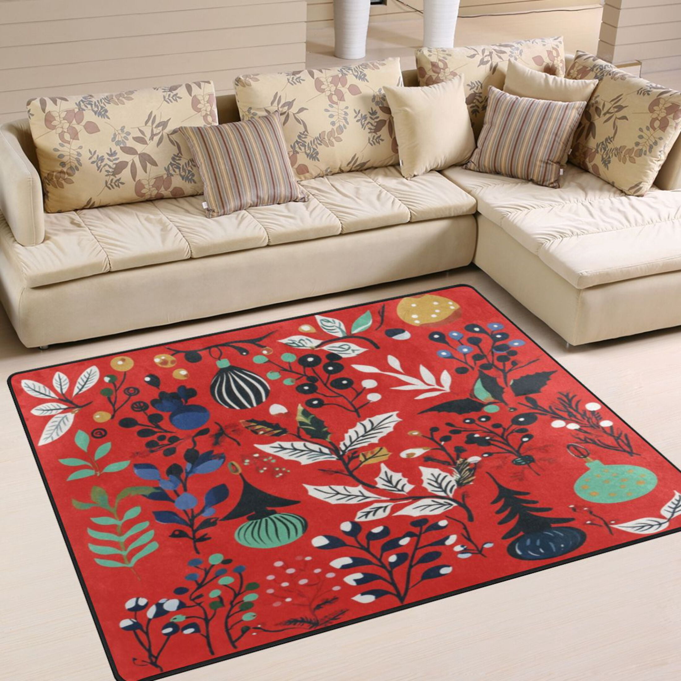 Carpet Area Rugs 63x48 Inch Living Room Carpet Living Room Floor Mat Bedroom Carpet Bedroom ...