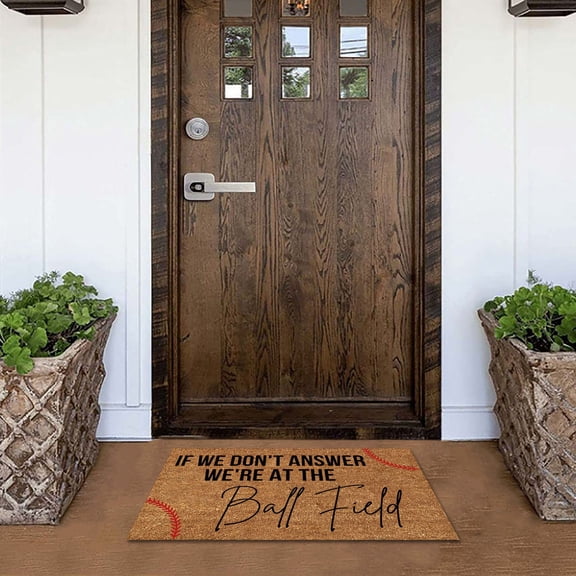 Carpet,Baseball Copywriting Floor Mat Polyester Door Mat Holiday Home Decor Mat