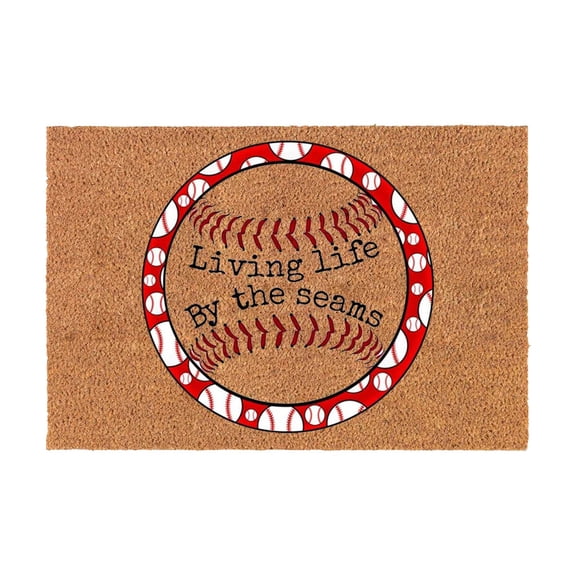 Carpet,Baseball Fun Home Door Mat Rug 60*40CM Anti Slip Dirty Door Rug Entrance Front Door Outdoor Entrance Porch Mat Anti Slip Polyester