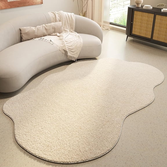 Carpet Bedroom Luxury Rugs for Living Room Cute Gradient Irregular Bedroom Decor Bedside Rug Non-Slip Washable