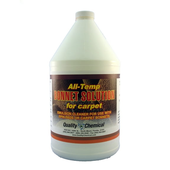 Carpet Bonnet Cleaning Solution - 4 gallon case