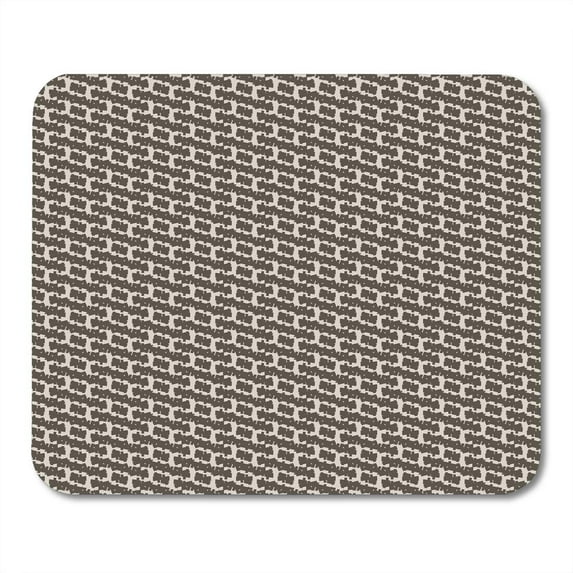 Carpet Brown Add Wool Detail with Broken Oblique Stripes Twill Abstract White Alternate Dark Mousepad Mouse Pad Mouse Mat 9x10 inch