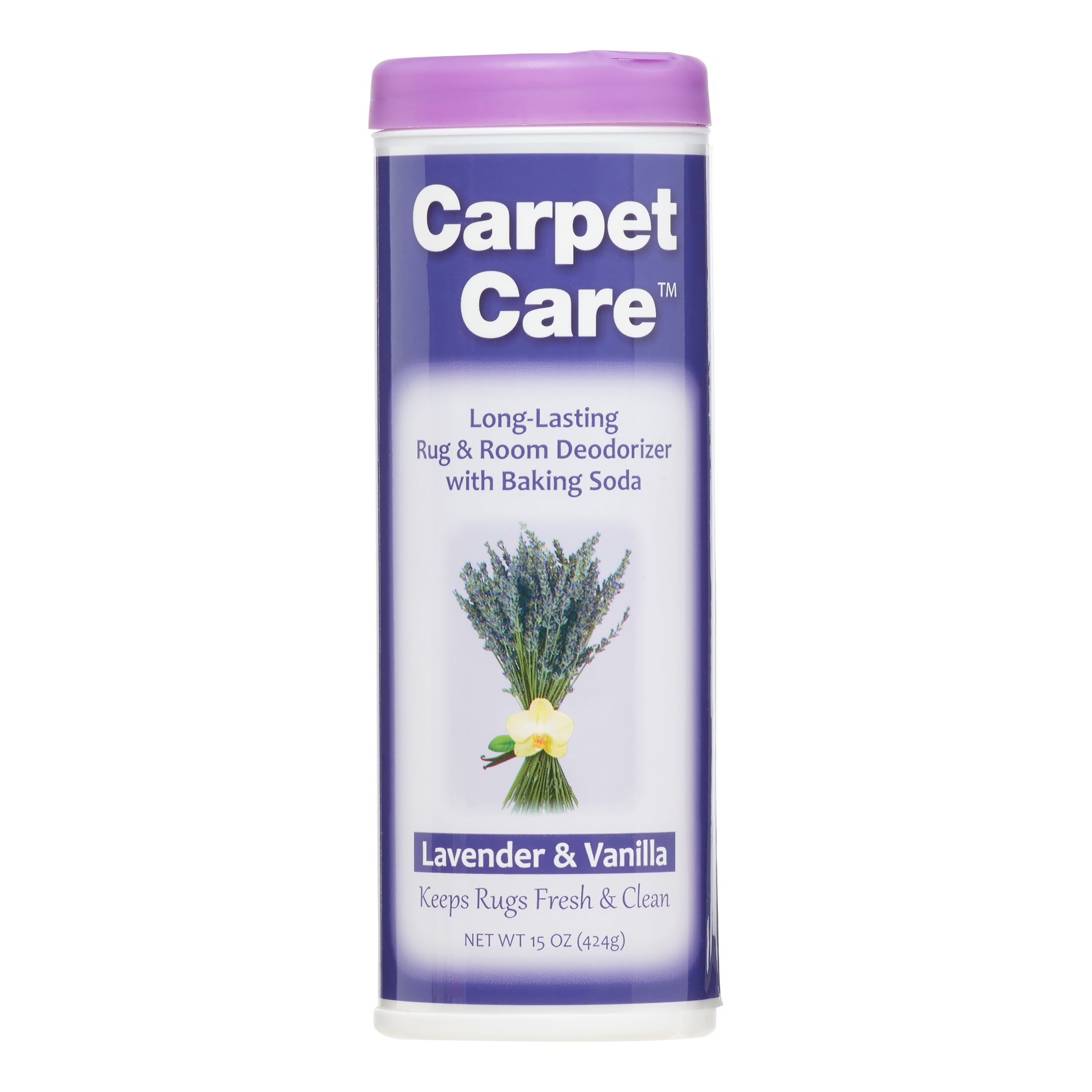 Carpet Care Rug & Room Deodorizer Powder, Lavender & Vanilla, 15 Oz