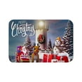 Carpet Christmas New Year Holiday Santa Floor Mat Bedroom Bathroom