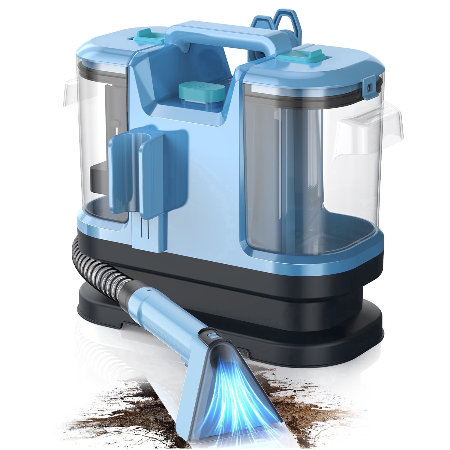 Carpet Cleaner Machine - Upholstery, Portable Spot and Stain Cleaner, Deep Cleaning for Pet Stain, Couch, Stair, Car Seat, Mattress and Carpet