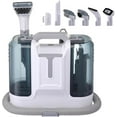 thumbnail image 1 of Carpet Cleaner Machine, Upholstery Portable StainRemover, Ordor & Stain & Spot Removr, Perfect for Pet Hair, Carpet, Area Rugs, Car and Coches, Strong Suction, White, 1 of 7