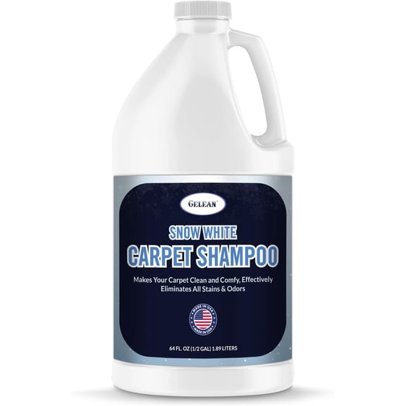 Carpet Cleaner Shampoo - MADE IN USA - 64oz Concentrate Carpet Cleaner & Deodorizer - Pet Stain And Odor Remover - Rug Extracting Shampoo carpets, Upholstery, and Machine Use - Fresh Scent (64 Fl Oz)