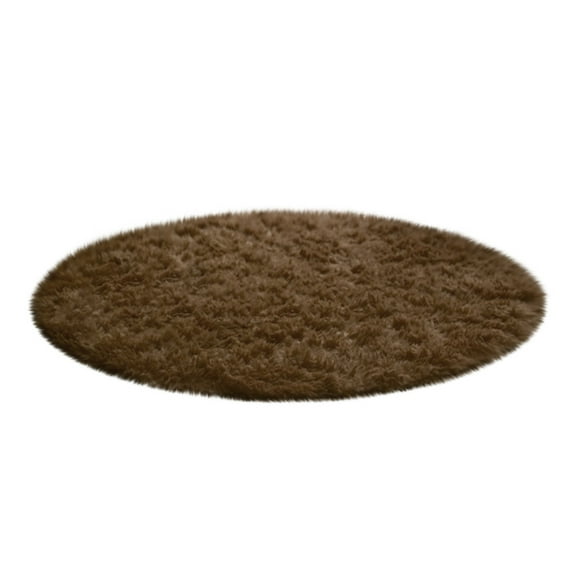 Carpet, Clearance! Fenull Anti-Slip Floor Shower Carpet 40Cm Diameter Coffee Color, Polyester Carpet, 1 X Anti-Slip Floor Shower Rug
