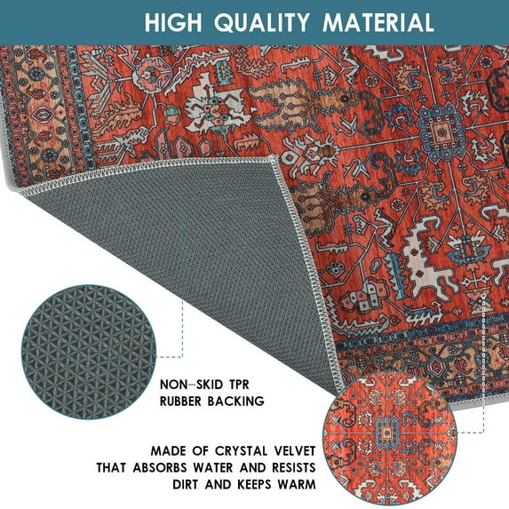 A Carpet Clearance! Indoor Door Mat Retro Entryway Door Mats Indoor Non Slip Welcome Doormat Resist Dirt Washable Entrance Mat Outdoor Door Mat for Entryway Front Porch Carpet
