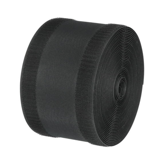 Uxcell Carpet Cord Cover 30 Ft x 2.8" Grip Floor Cable Protector Management Nylon Polyester Blend Black 1Pcs
