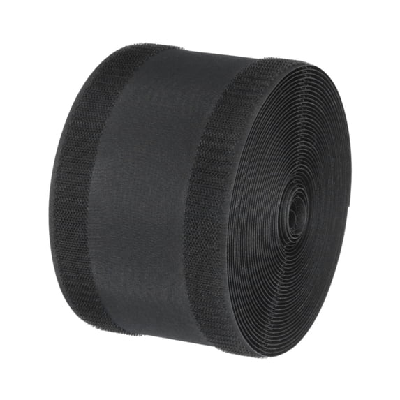 Uxcell Carpet Cord Cover 29.53 Ft x 4" Grip Floor Cable Protector Management Nylon Polyester Blend Black 1Pcs