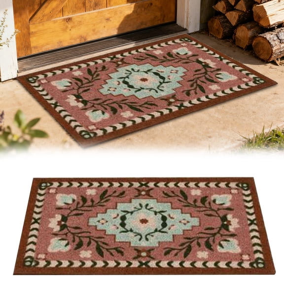 Carpet,Doormat 60x40cm Coconut Coir Entrance Mat Non Outdoor Rug For Front Door Patio And Kitchen