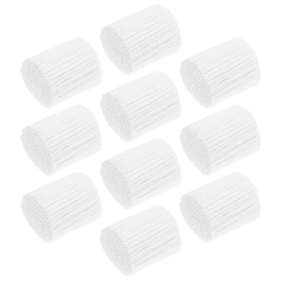 Carpet Embroidery Yarn Crocheting Rug Yarns DIY Wool Craft Set White Acrylic Child 20 Rolls